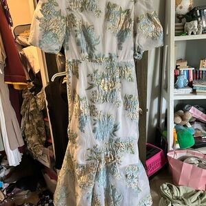 Floral Embroidered Dress